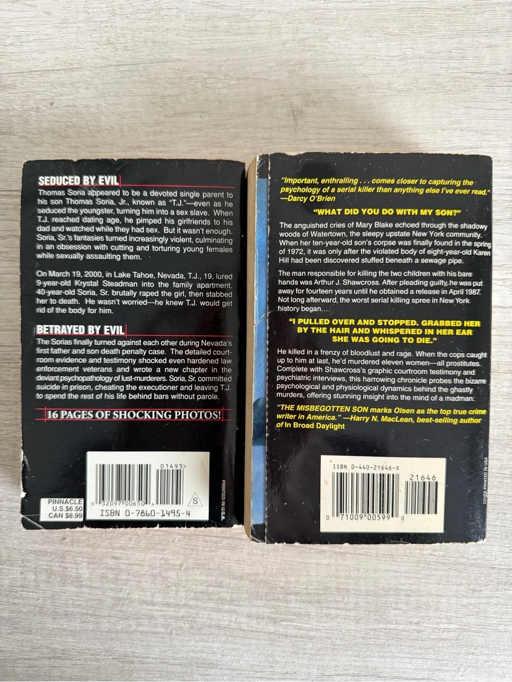 True Crime Paperbacks Lot Of 10 Murder Killer Homicide Detective